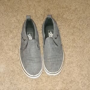 Vans Men's Gray Slip-On Shoes